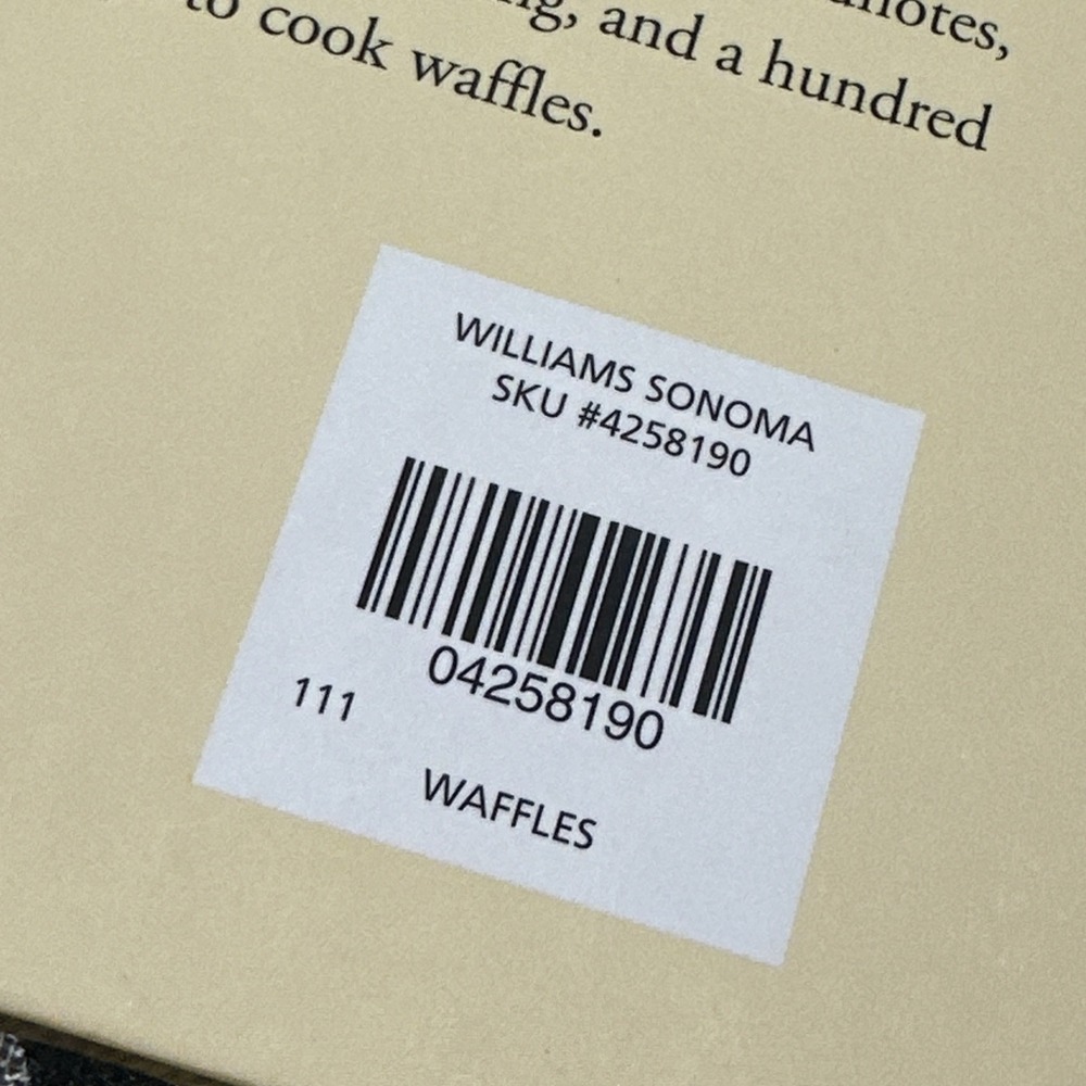 William Sonoma -Waffles From Morning To Midnight By Dorie Greenspan! cookbook! - Picture 3 of 8